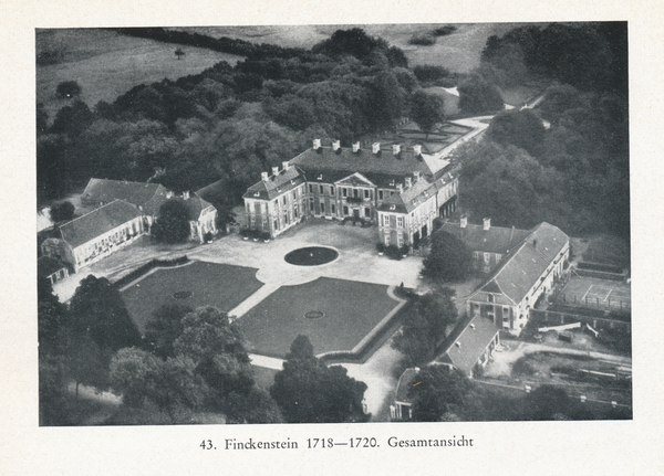 Finckenstein, Schloss (Luftbild von Südwest)