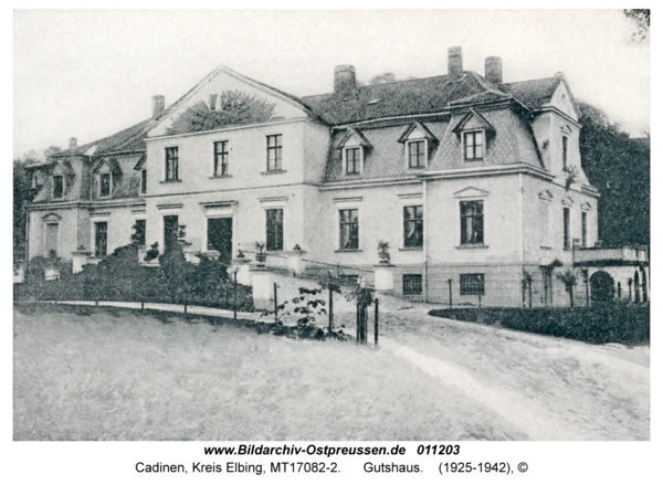 Cadinen, Gutshaus