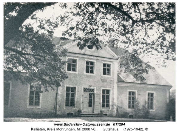 Kallisten, Gutshaus