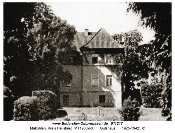 Makohlen, Gutshaus