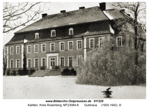 Kalitten, Gutshaus