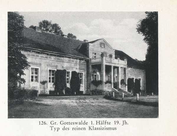 Groß Gottswalde, Gutshaus