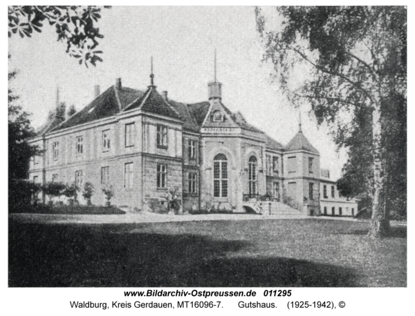 Waldburg Kr. Gerdauen, Gutshaus