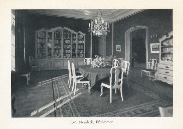 Neudeck, Gutshaus, Esszimmer