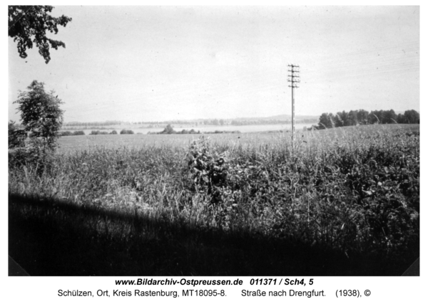 Schülzen, Straße nach Drengfurt