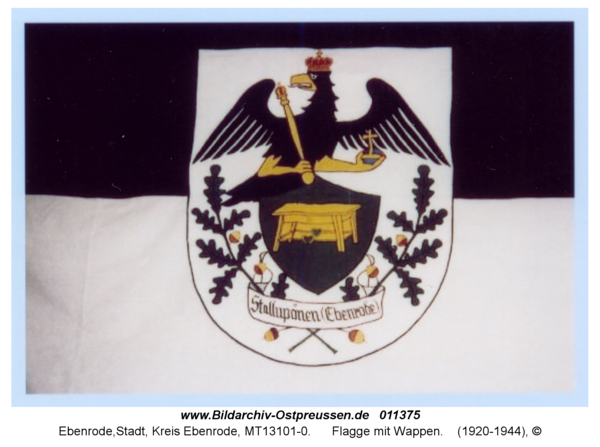 Ebenrode, Flagge mit Wappen