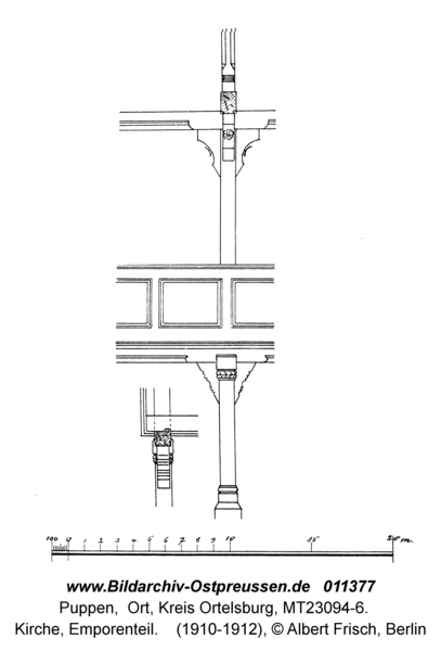 Puppen, Kirche, Emporenteil