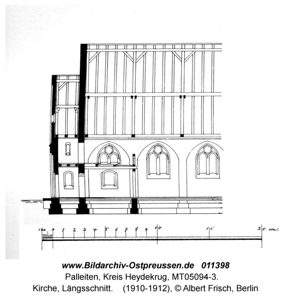 Paleiten, Kirche, Längsschnitt