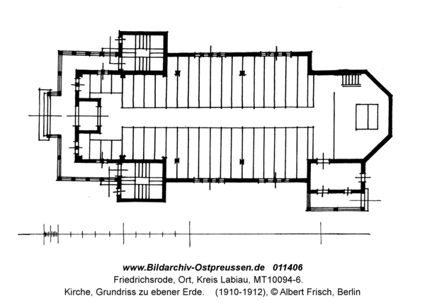 Friedrichsrode, Kirche, Grundriss zu ebener Erde