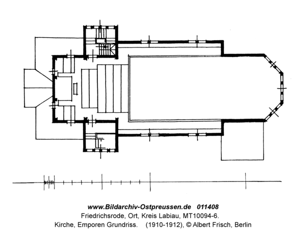 Friedrichsrode, Kirche, Emporen Grundriss