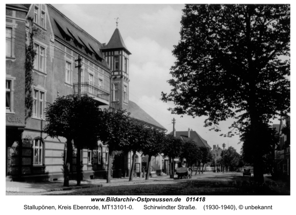 Stallupönen, Schirwindter Straße