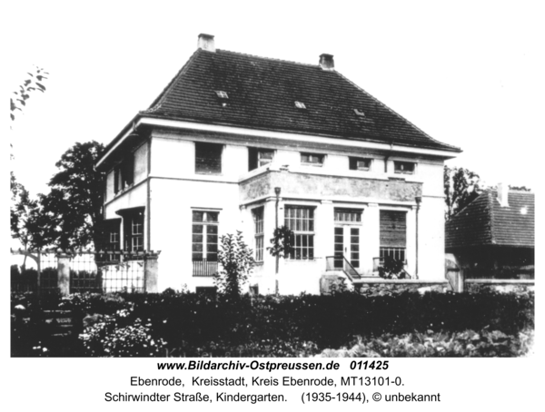 Ebenrode, Schirwindter Straße, Kindergarten