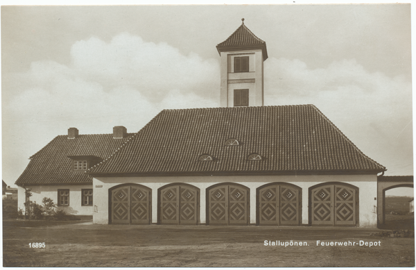 Stallupönen, Werwathstraße, Feuerwehr-Depot