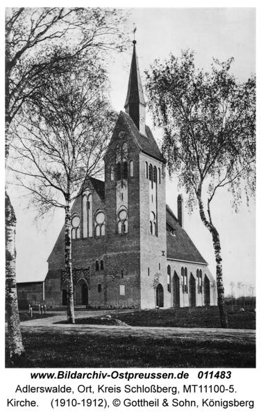 Adlerswalde, Kirche