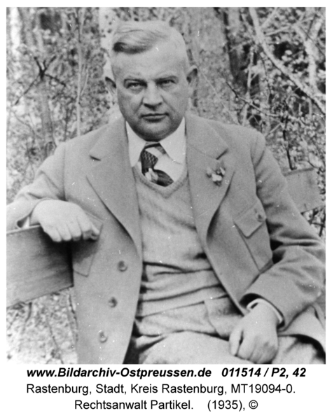 Rastenburg, Rechtsanwalt Partikel