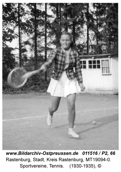 Rastenburg, Sportvereine, Tennis