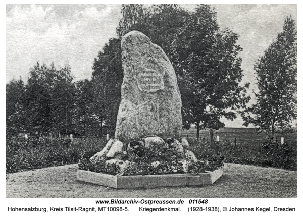 Hohensalzburg, Kriegerdenkmal