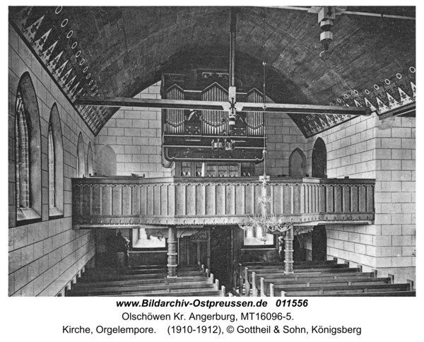 Kanitz, Kirche, Orgelempore