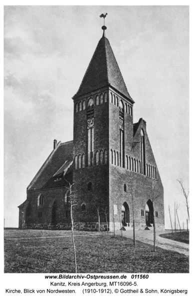 Kanitz, Kirche, Blick von Nordwesten