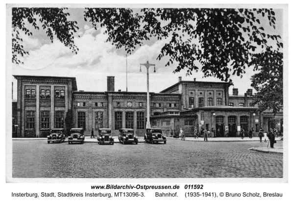 Insterburg, Bahnhof