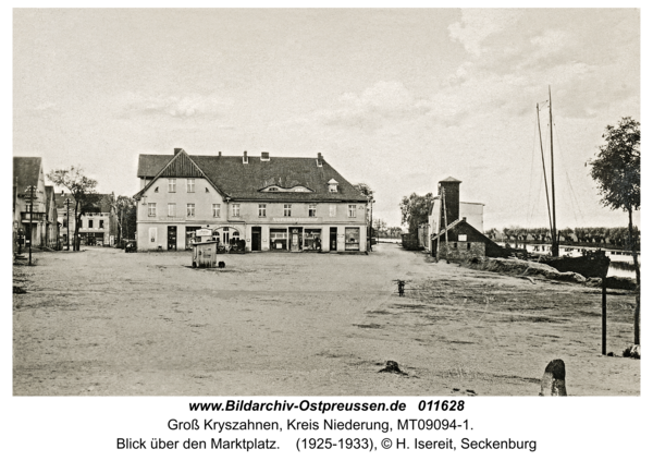 Seckenburg, Blick über den Marktplatz