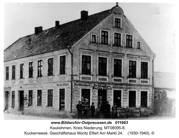 Kuckerneese. Geschäftshaus Moritz Elfert Am Markt 24