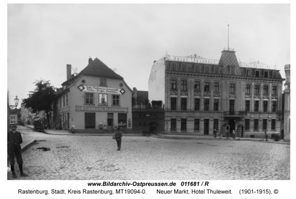 Rastenburg, Neuer Markt, Hotel Thuleweit