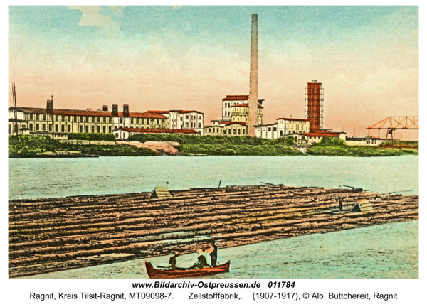 Ragnit, Zellstofffabrik,