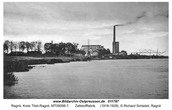 Ragnit, Zellstofffabrik