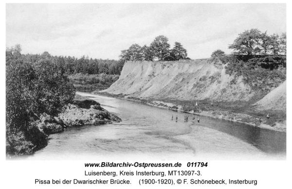 Luisenberg Kr. Insterburg, Pissa bei der Dwarischker Brücke