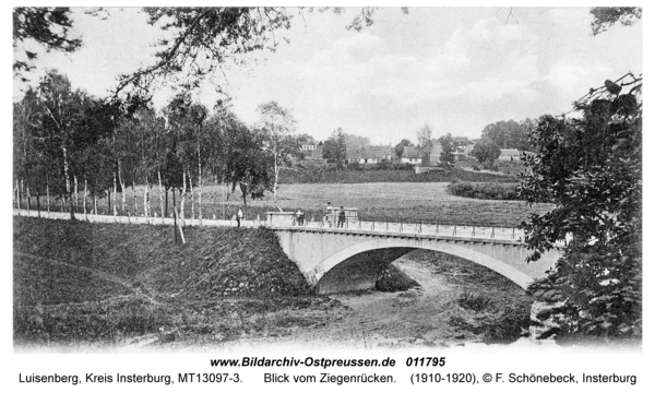 Luisenberg Kr. Insterburg, Blick vom Ziegenrücken