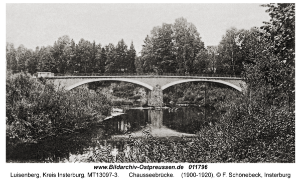 Luisenberg Kr. Insterburg, Chausseebrücke