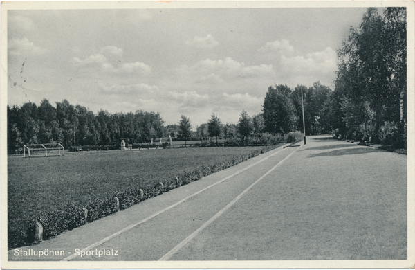 Stallupönen, Sportplatz