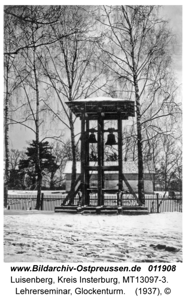 Luisenberg Kr. Insterburg, Lehrerseminar, Glockenturm