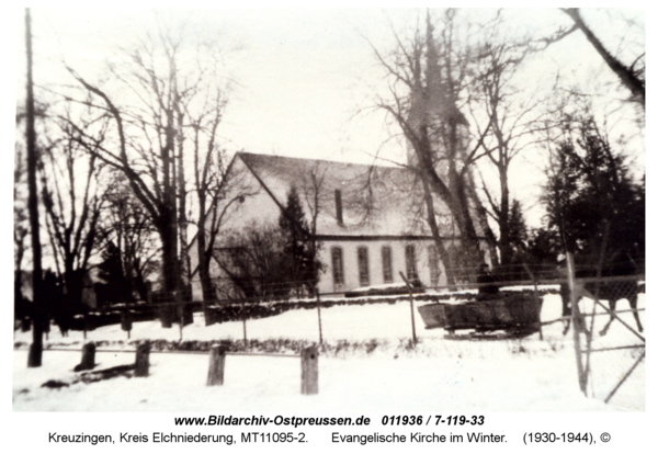 Kreuzingen, Evangelische Kirche im Winter