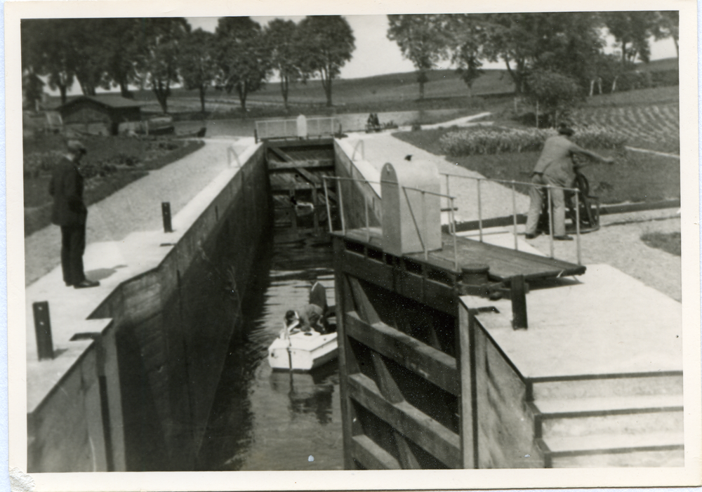 Liebemühl, Geöffnete Schleuse