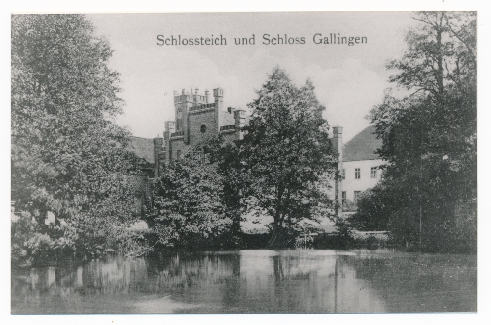 Bartenstein, Schloß vom Mühlenteich gesehen