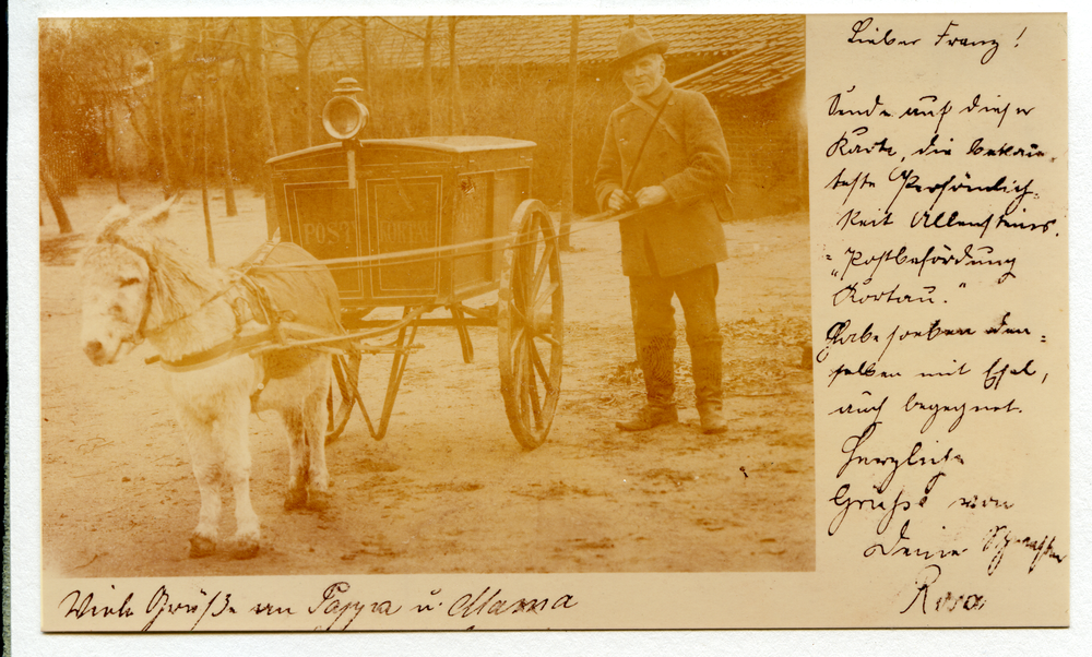 Allenstein, Postwagen in Kortau