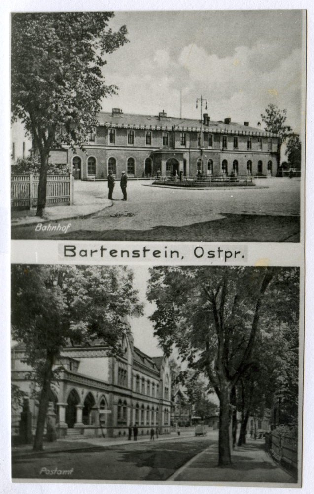 Bartenstein, Bahnhof, Postamt