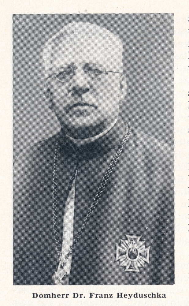 Frauenburg, Domherr Dr. Franz Heyduschka