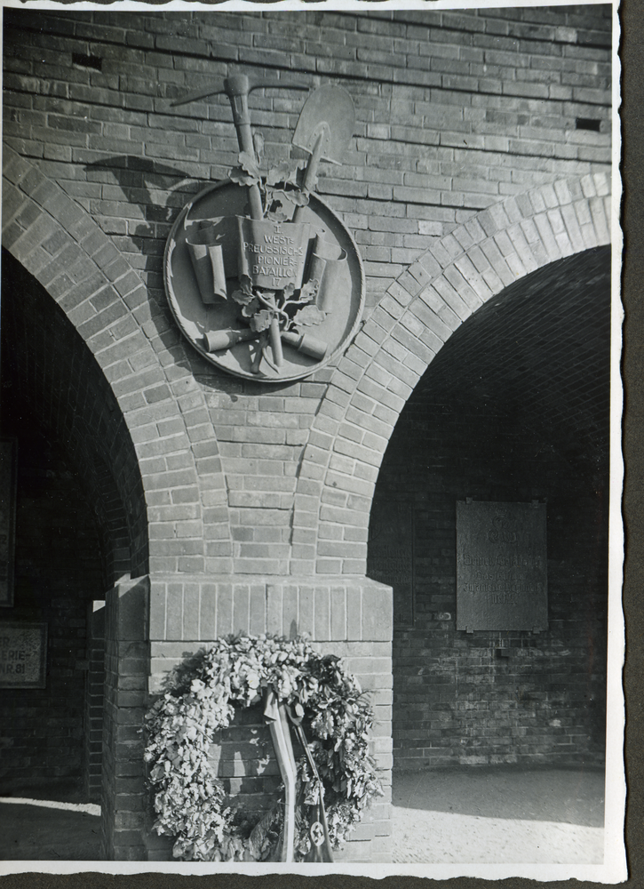 Hohenstein Kr. Osterode, Reichsehrenmal Tannenberg, Gedenktafel I. Westpreußisches Pionierbataillon 17