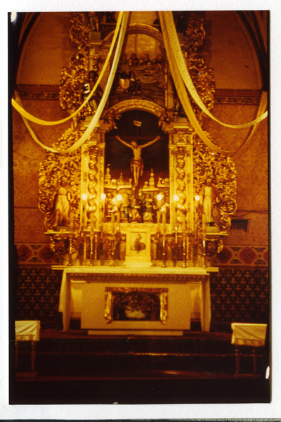 Liebemühl (Miłomłyn), Alter Altar in der kath. Kirche