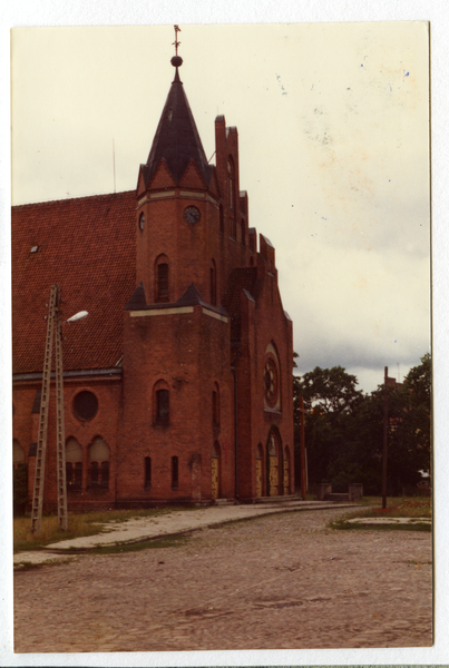 Liebemühl (Miłomłyn), Kath. Kirche, Teilansicht