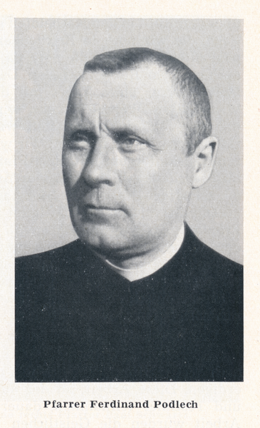 Reichenberg, Pfarrer Ferdinand Podlech