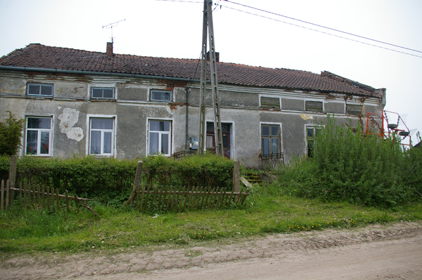 Gauden (Gaudyny), Hof Emil Grunwald, ehemaliges Wohnhaus - Straßenansicht