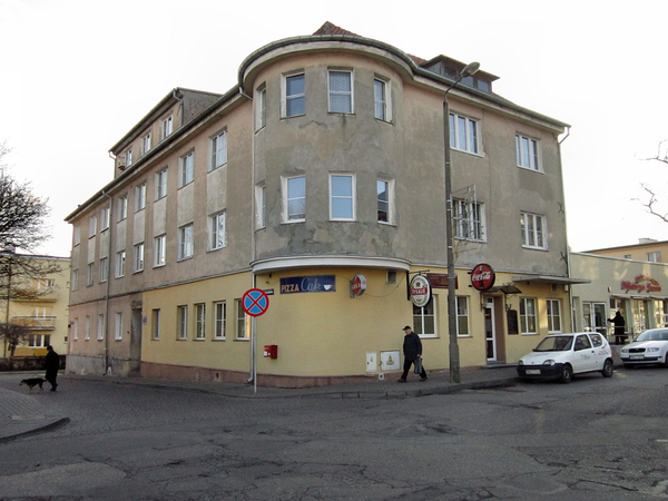 Rastenburg, Ritterstraße 9, Feinkost Hempel, heute Rycerska