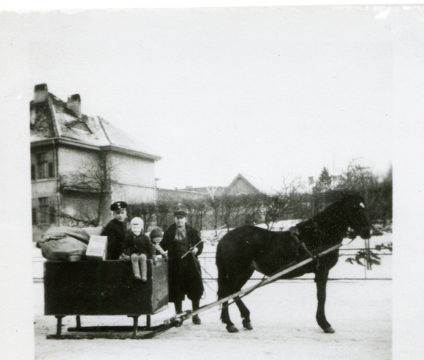 Soldau, Postbeförderung im Winter