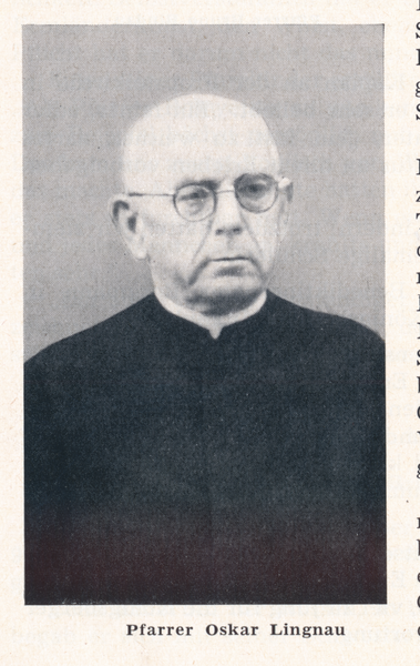 Layß Kr. Braunsberg, Pfarrer Oskar Lingnau