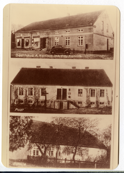 Lichtenau, Post, Gasthaus A. Korinth, Schule