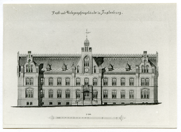 Insterburg, Post-und Telegrafengebäude